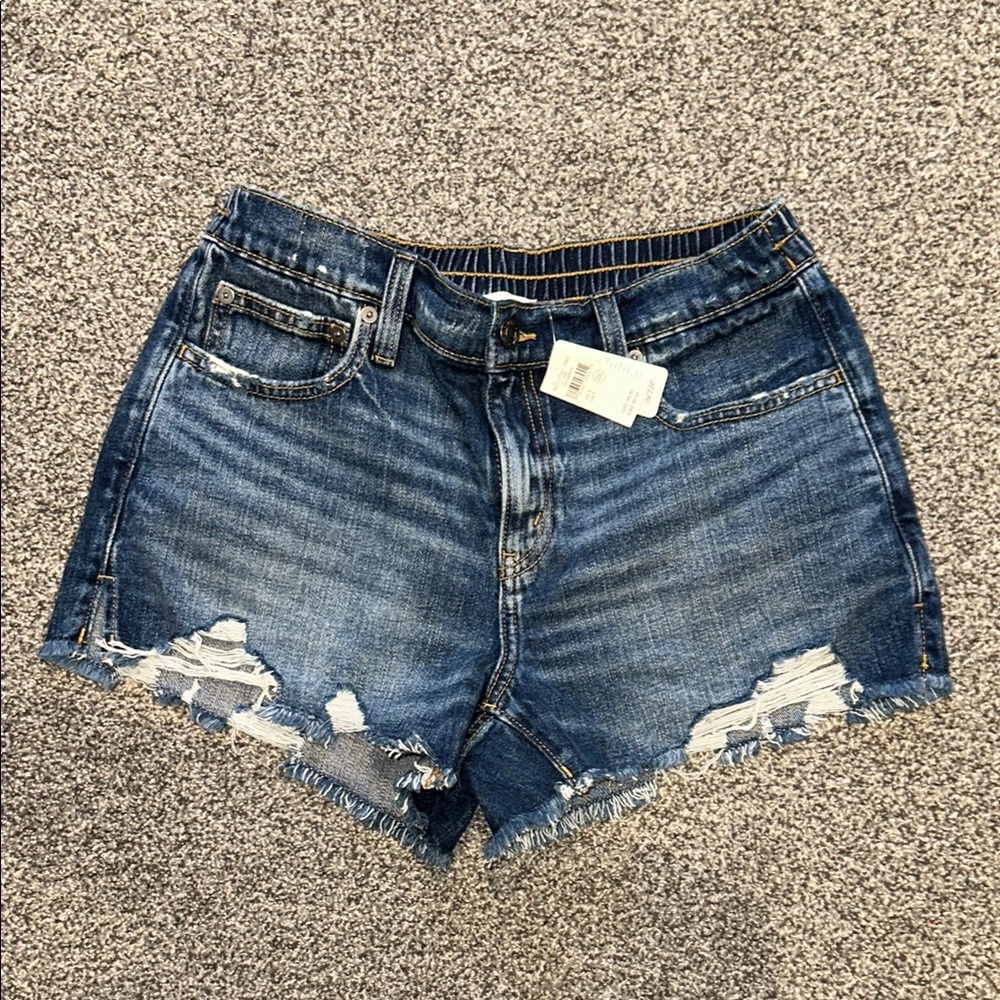 Aerie high waist size small Denim Blue Women's Shorts